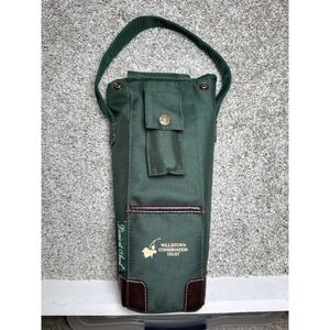 Picnic at Ascot Wine Bottle Cooler Bag Green Insulated w Opener